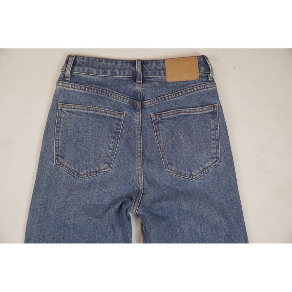 Aritzia Denim Forum The '90s Naomi Super Hi Stovepipe Jeans Size 25 Blue - Picture 5 of 6